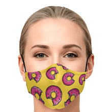 Load image into Gallery viewer, simpson donut face mask
