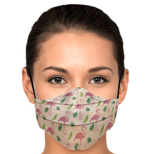 Load image into Gallery viewer, flamingo pattern face cover
