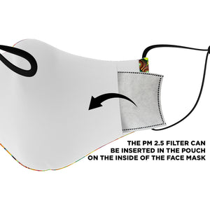 psychedelic face cover