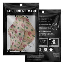 Load image into Gallery viewer, flamingo pattern face cover

