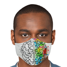 Load image into Gallery viewer, brain lobe face cover
