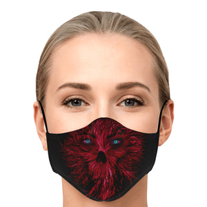 Red face mask