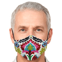 Load image into Gallery viewer, retro flowers face cover
