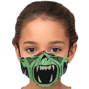 horror mask zombie green