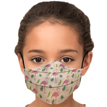 Load image into Gallery viewer, flamingo pattern face cover
