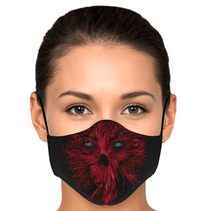 Red face mask