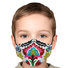 Load image into Gallery viewer, retro flowers face cover

