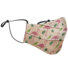 Load image into Gallery viewer, flamingo pattern face cover
