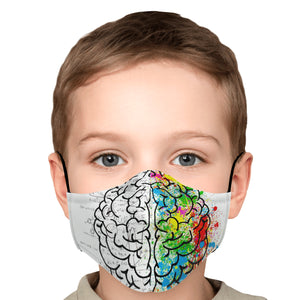 brain lobe face cover