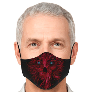 Red face mask