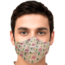 Load image into Gallery viewer, flamingo pattern face cover
