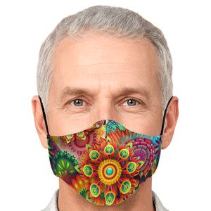 psychedelic face cover