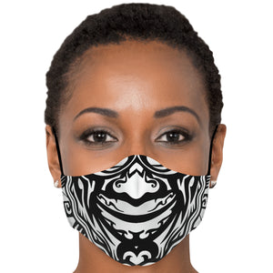 Maori Round Tribal Face Cover