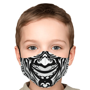Maori Round Tribal Face Cover