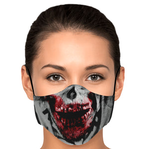 Red Zombie Face Cover