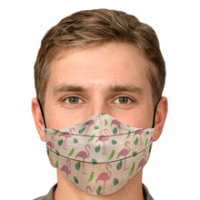 Load image into Gallery viewer, flamingo pattern face cover
