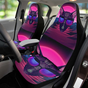 80's Cat Car Seat Covers