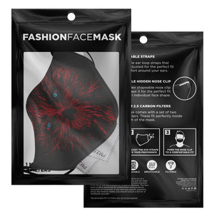 Red face mask