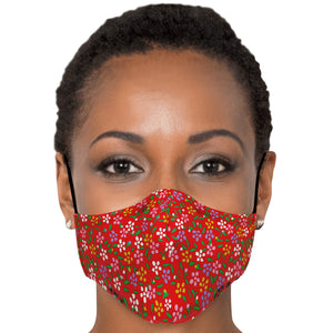 floral pattern red