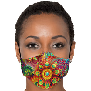 psychedelic face cover