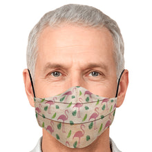 Load image into Gallery viewer, flamingo pattern face cover

