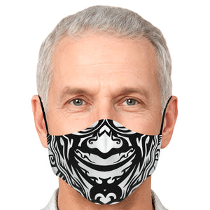 Maori Round Tribal Face Cover