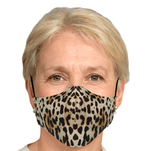 leopard face cover