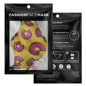 simpson donut face mask