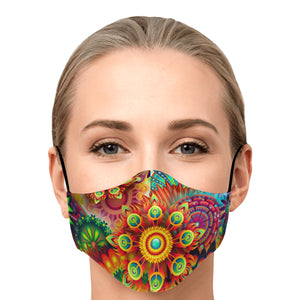 psychedelic face cover