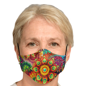 psychedelic face cover