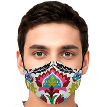 Load image into Gallery viewer, retro flowers face cover
