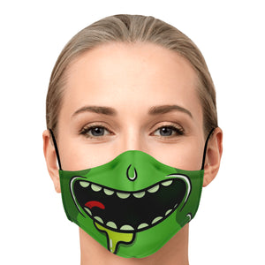 Pickle Rick Face Cover