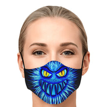 Load image into Gallery viewer, Blue Monster Face cover
