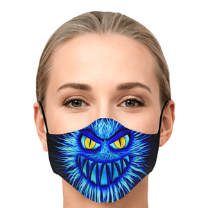 Blue Monster Face cover