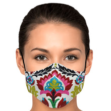 Load image into Gallery viewer, retro flowers face cover
