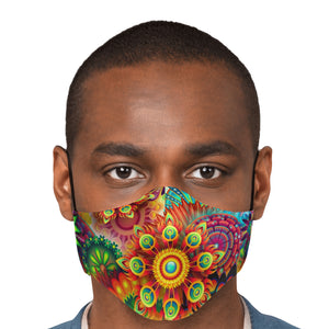 psychedelic face cover
