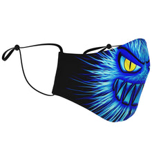 Load image into Gallery viewer, Blue Monster Face cover
