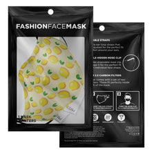 Load image into Gallery viewer, lemon pattern face cover
