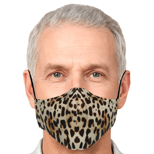 leopard face cover