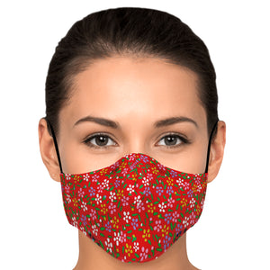 floral pattern red