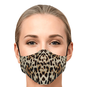 leopard face cover