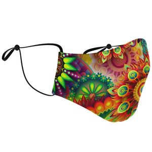 psychedelic face cover