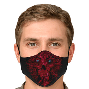 Red face mask