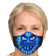 Load image into Gallery viewer, Blue Monster Face cover

