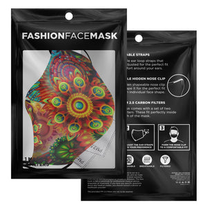 psychedelic face cover