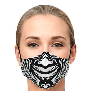 Maori Round Tribal Face Cover