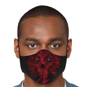 Red face mask
