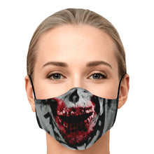 Load image into Gallery viewer, Red Zombie Face Cover
