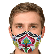 Load image into Gallery viewer, retro flowers face cover
