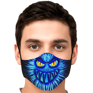 Blue Monster Face cover